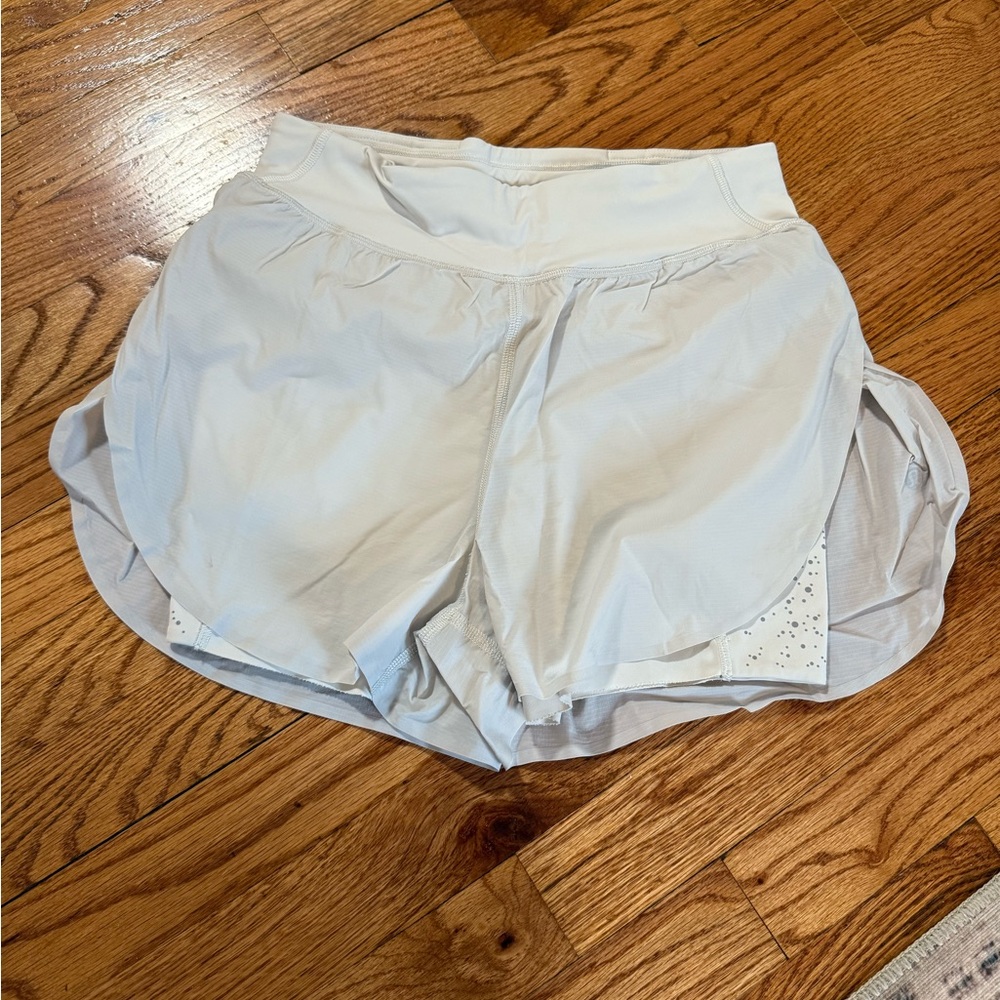Women's White Athletic Shorts